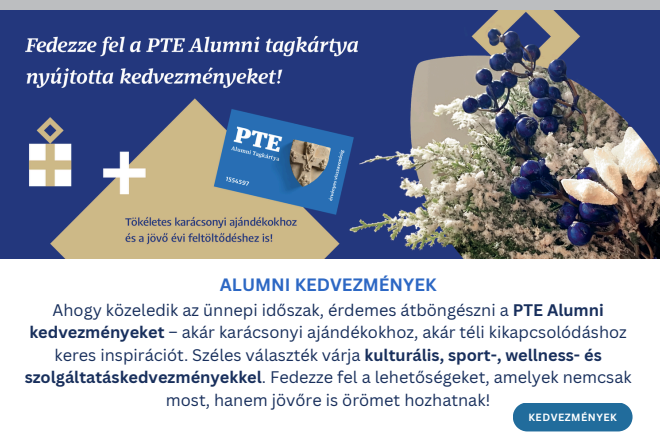 Alumni kedvezmények