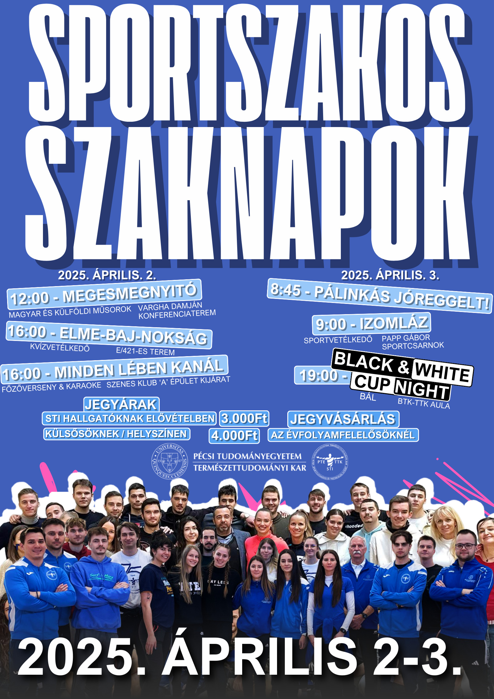 sportszakos szaknapok